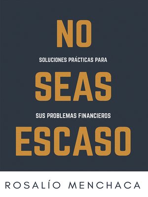 cover image of No seas escaso
